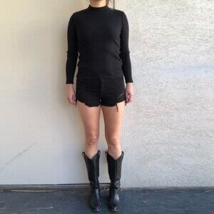 STS Blue Denim Shorts - Black - Size 25